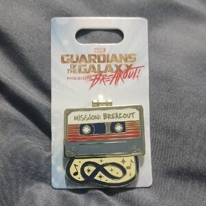 Marvel Guardians of the Galaxy Cassette Pin - Red and Blue